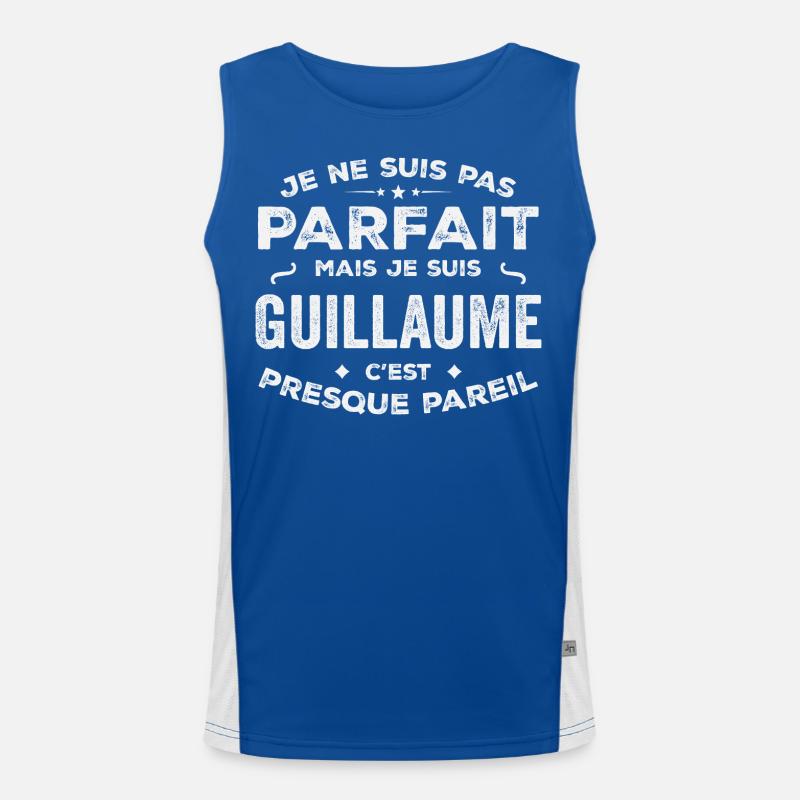 Guillaume Ein Vorname, eine Geschichte, eine Persönlichkeit Funktionelles Kontrast-Tank Top für Männer 