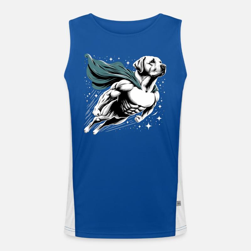 Super Hund Labrador Retriever Labi Labbi Geschenk Funktionelles Kontrast-Tank Top für Männer 