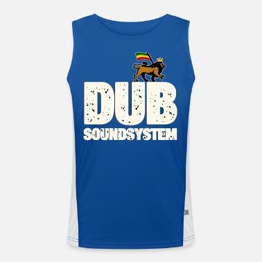 Dub Soundsystem Canotta sportiva da uomo in contrasto cromatico 