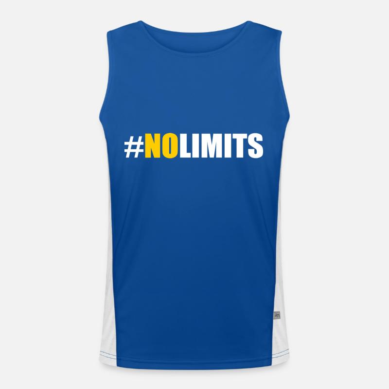 No limits Funktionelles Kontrast-Tank Top für Männer 