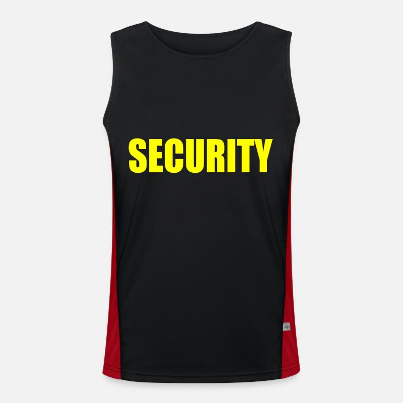 Security Men's Functional Contrast Tank Top 