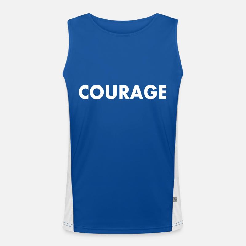 Courage Men's Functional Contrast Tank Top 
