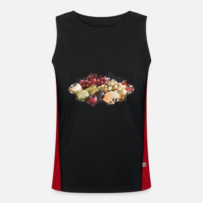 Fruity Funktionelles Kontrast-Tank Top für Männer 