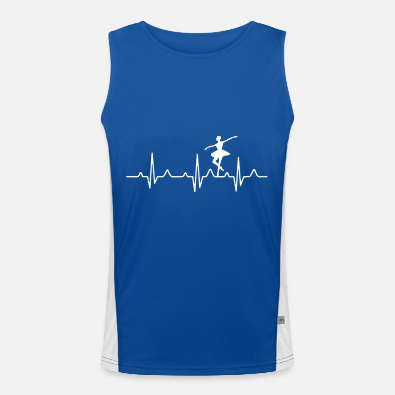 Ballet Heartbeat Ballet Danseur Débardeur respirant contrasté Homme 