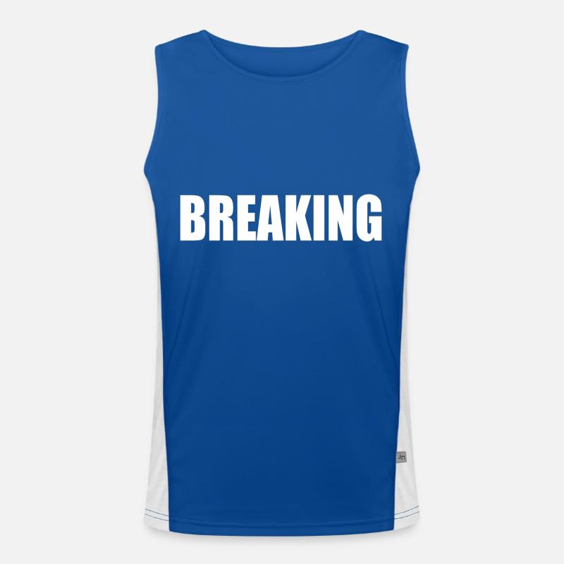 breaking Funktionelles Kontrast-Tank Top für Männer 