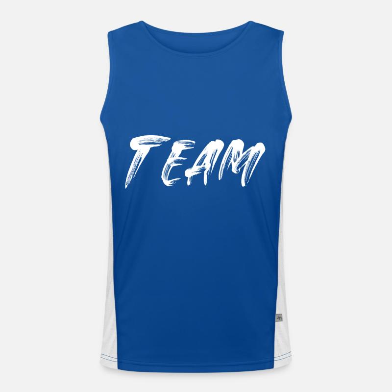 Team Funktionelles Kontrast-Tank Top für Männer 
