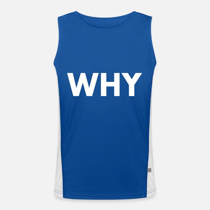 Why Men's Functional Contrast Tank Top 