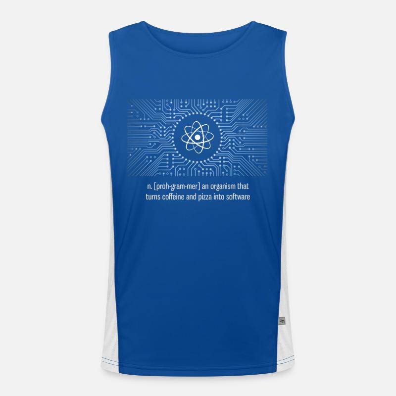 nerd programmateur urknall platine CPU pc code LOL Débardeur respirant contrasté Homme 