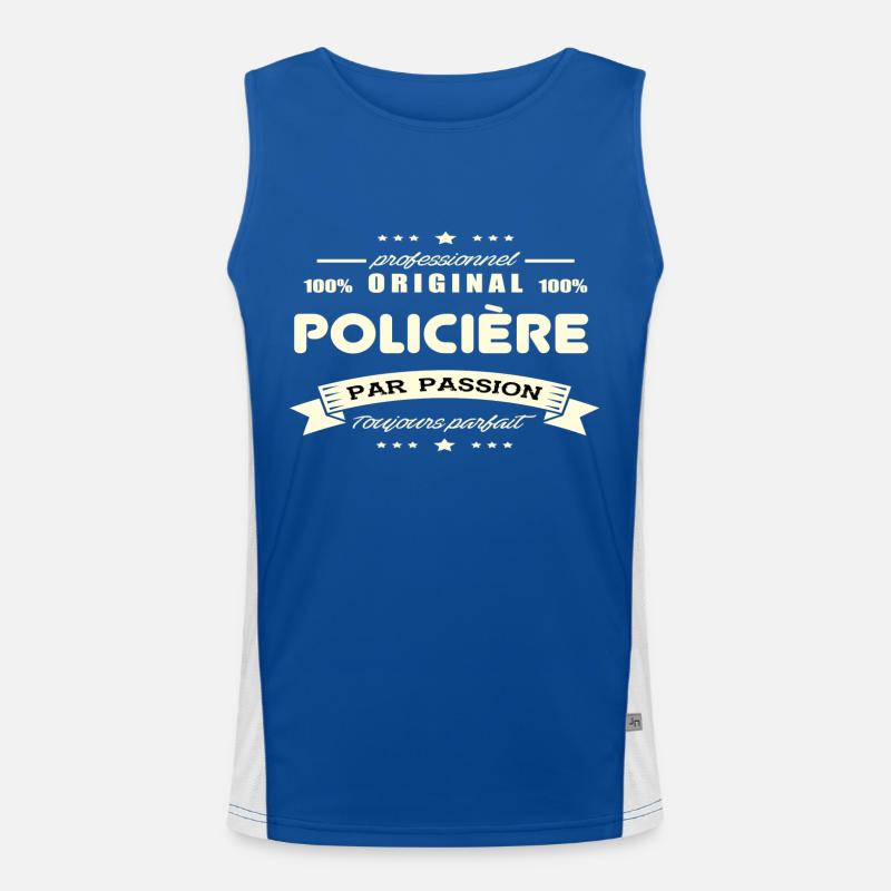 Policière Original Débardeur respirant contrasté Homme 