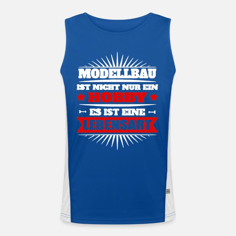 RC Modellbau massstab Modell Hobby Funktionelles Kontrast-Tank Top für Männer 