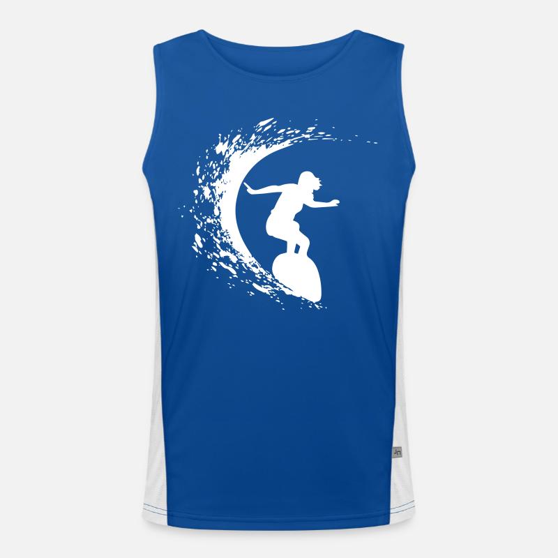 Surfing Men's Functional Contrast Tank Top 