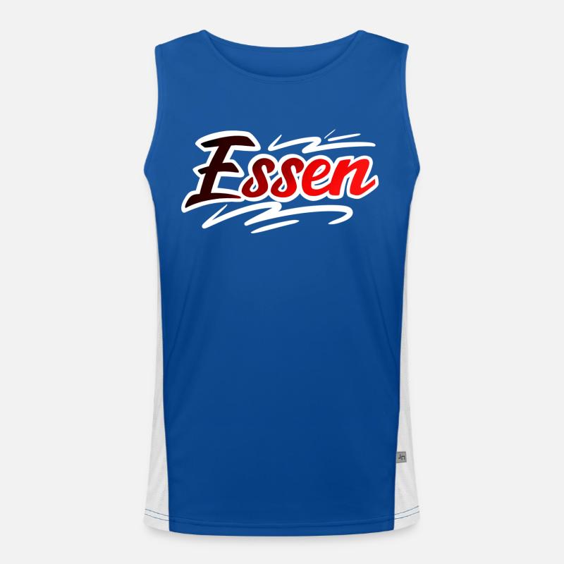 eat Men's Functional Contrast Tank Top 