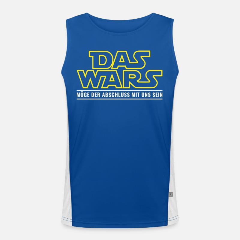 Abschluss Das wars Möge der Abschluss mit uns sein Funktionelles Kontrast-Tank Top für Männer 
