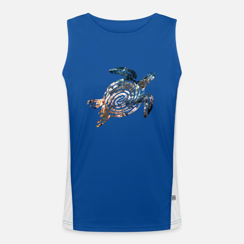 turtle Men's Functional Contrast Tank Top 