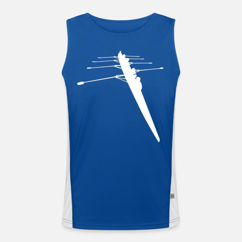 Ruderer - 4er Ruderboot Funktionelles Kontrast-Tank Top für Männer 