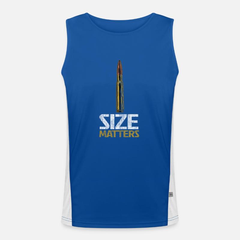 Munition mit starker Botschaft Funktionelles Kontrast-Tank Top für Männer 