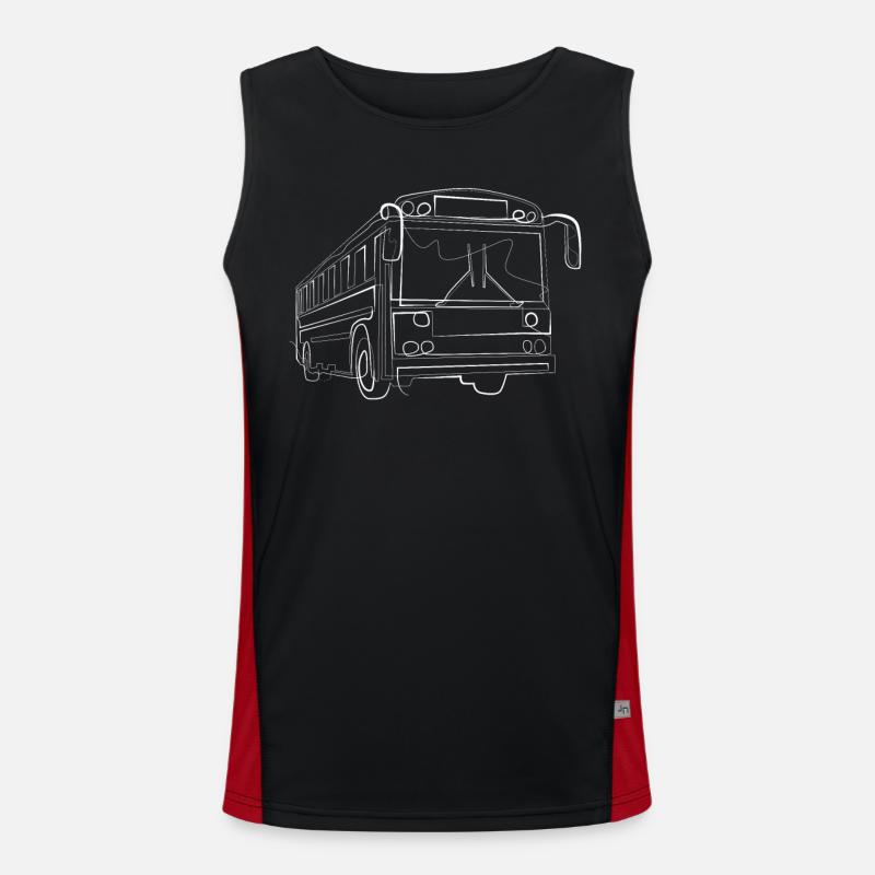 Busfahrer Bus Débardeur respirant contrasté Homme 