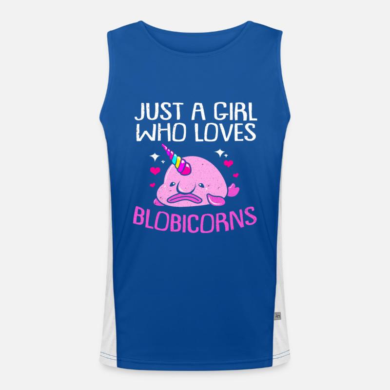 Blobfish Men's Functional Contrast Tank Top 