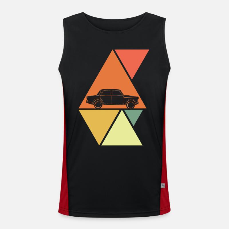 Car Men's Functional Contrast Tank Top 