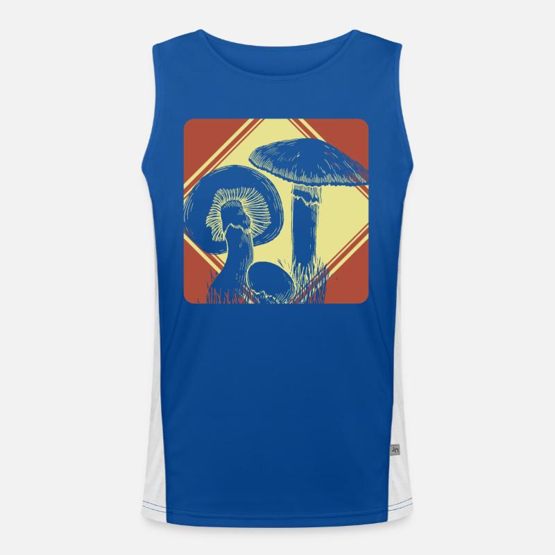 Fungi Men's Functional Contrast Tank Top 