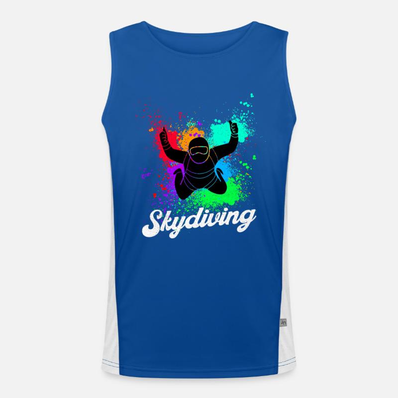 Parachuting Men's Functional Contrast Tank Top 