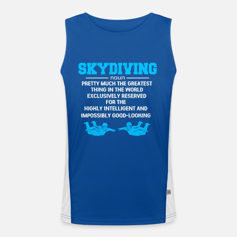 Parachuting Men's Functional Contrast Tank Top 