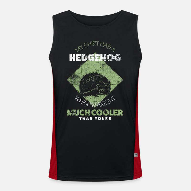 Hérisson Débardeur respirant contrasté Homme 