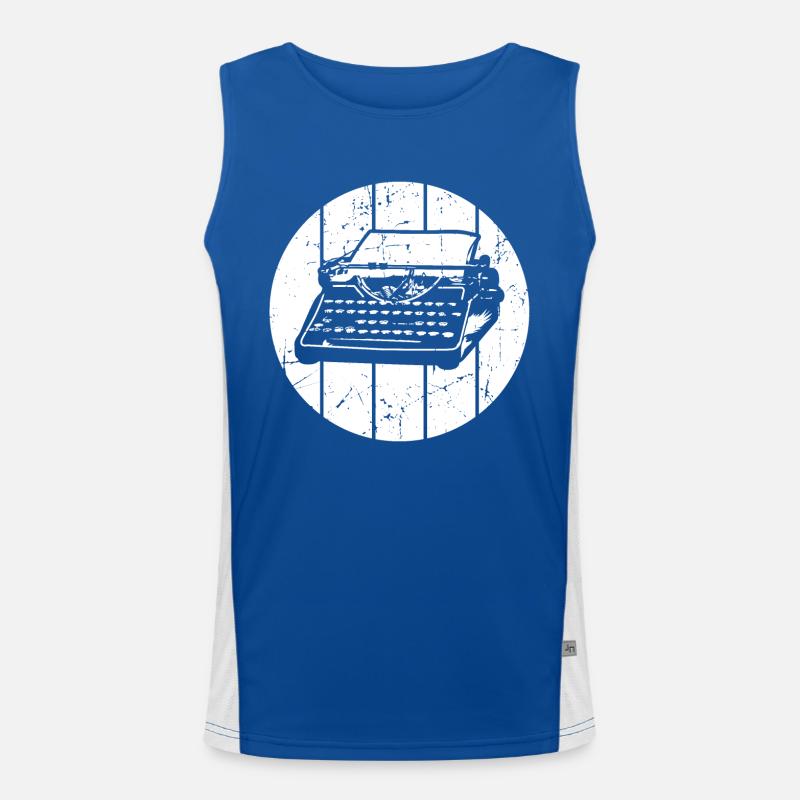 Retro Funktionelles Kontrast-Tank Top für Männer 
