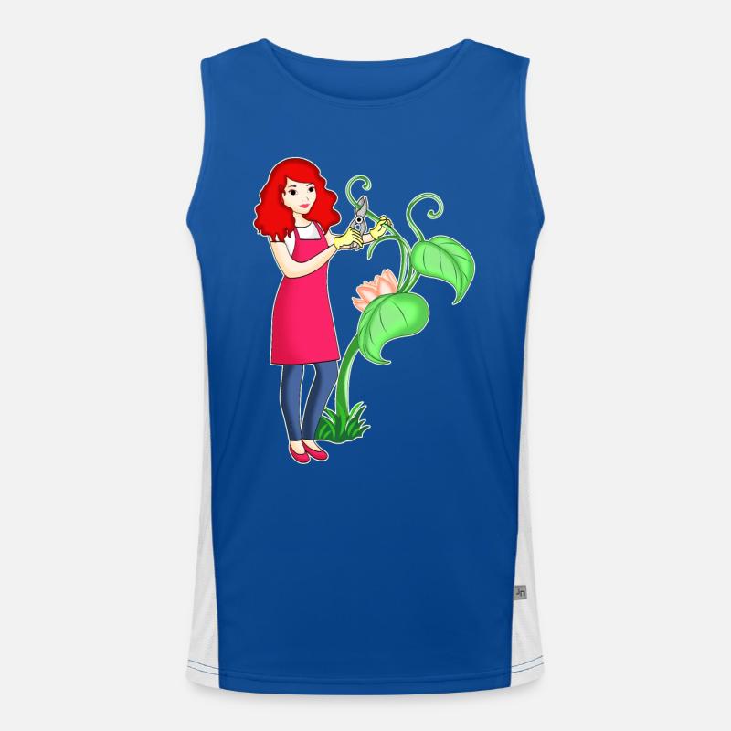 Gardening Men's Functional Contrast Tank Top 