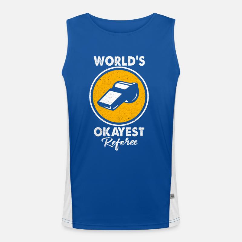 Referee Men's Functional Contrast Tank Top 