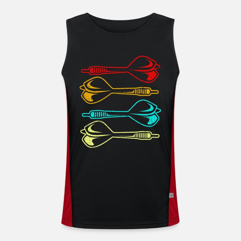 Dart Men's Functional Contrast Tank Top 