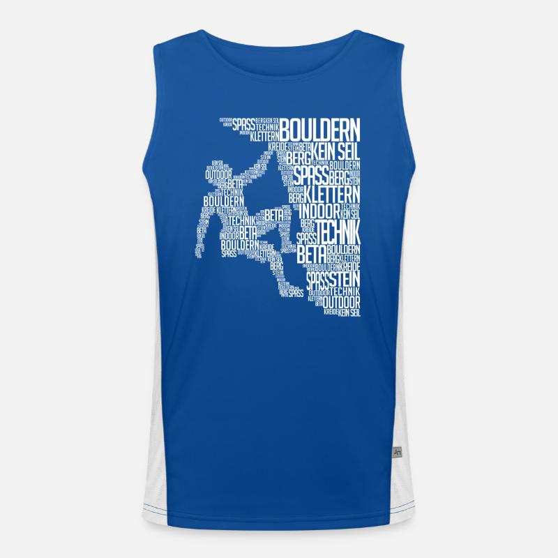 Alpiniste Boulder Escalader Paroi rocheuse Débardeur respirant contrasté Homme 