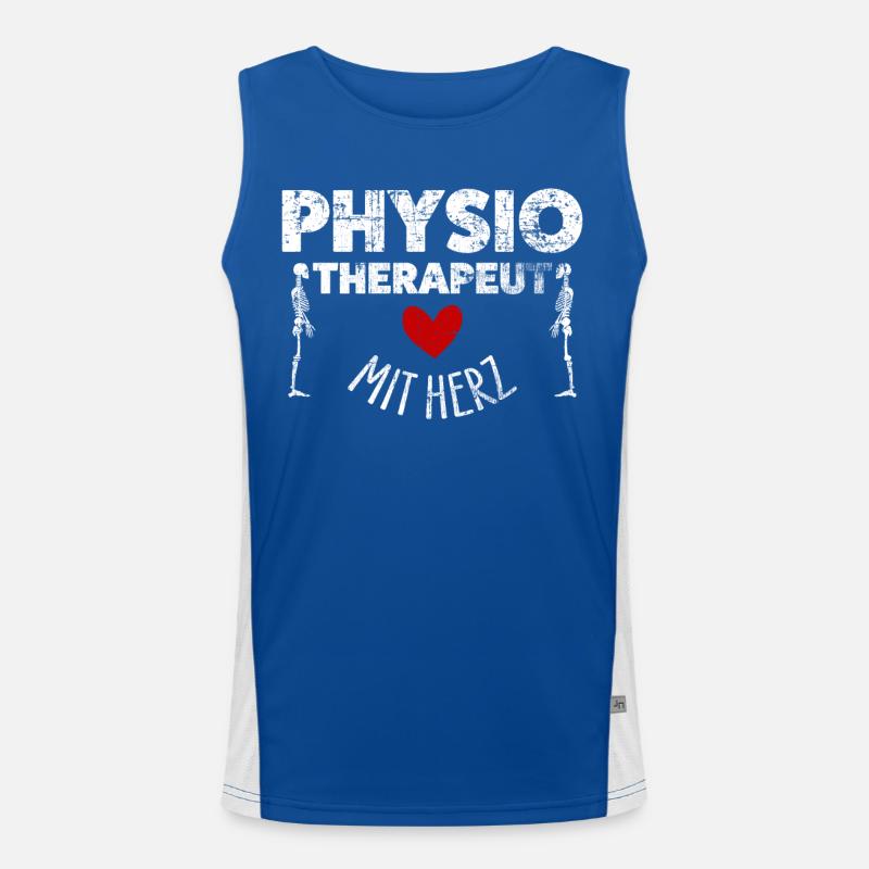 Physiotherapist Men's Functional Contrast Tank Top 