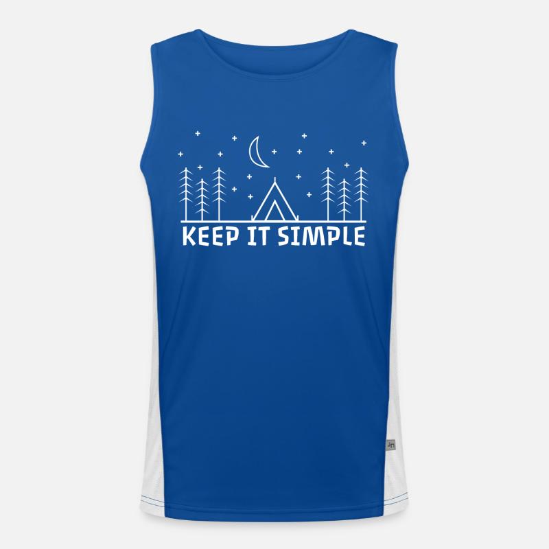 Keep It Simple Men's Functional Contrast Tank Top 