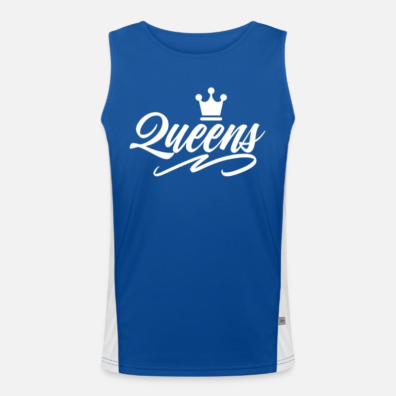 Queens Funktionelles Kontrast-Tank Top für Männer 