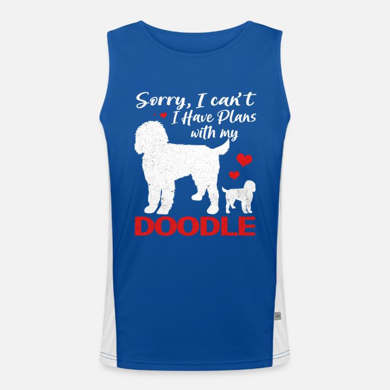 Doodle Men's Functional Contrast Tank Top 