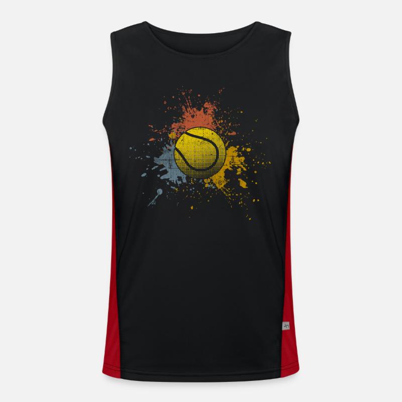 Tennis Men's Functional Contrast Tank Top 