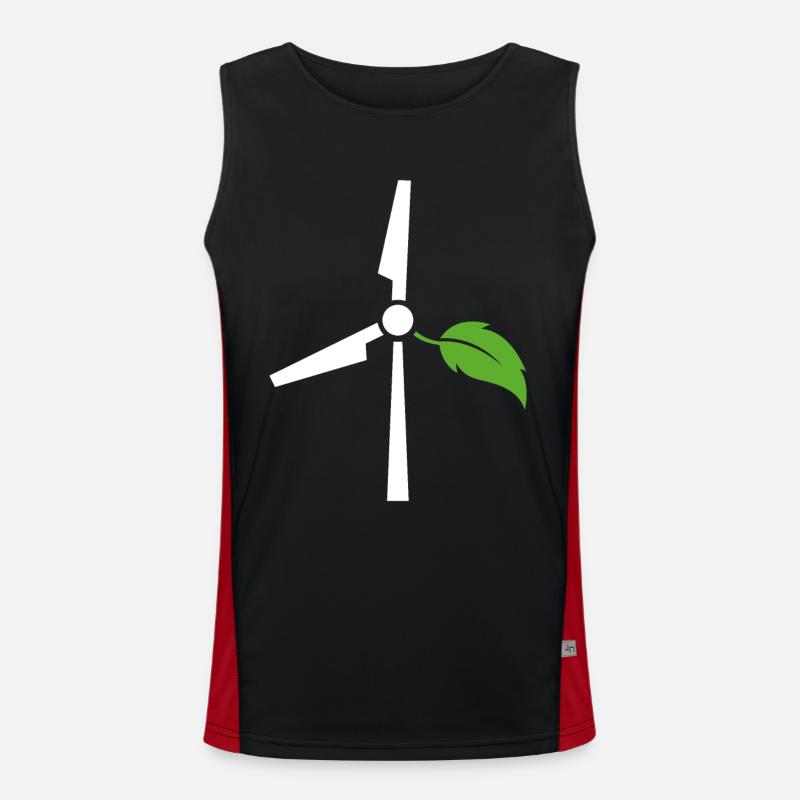 Wind power Men's Functional Contrast Tank Top 