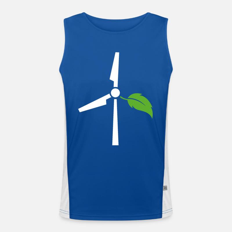 Windkraft Funktionelles Kontrast-Tank Top für Männer 