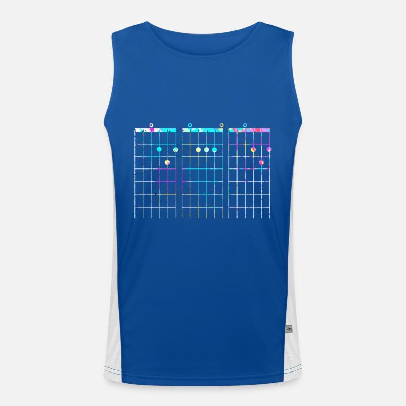 Gitarre Funktionelles Kontrast-Tank Top für Männer 