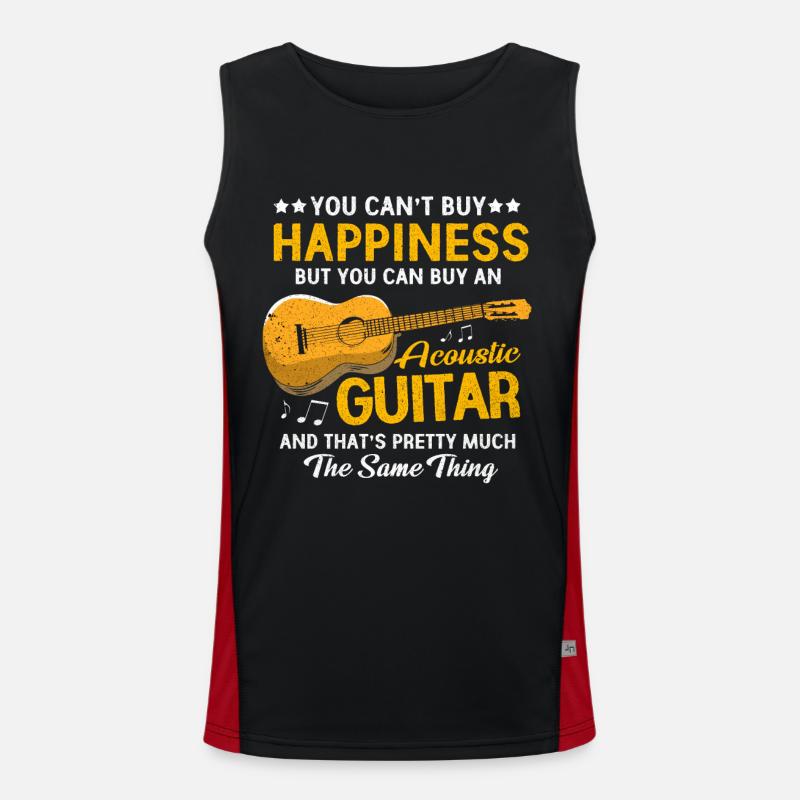 Gitarre Funktionelles Kontrast-Tank Top für Männer 