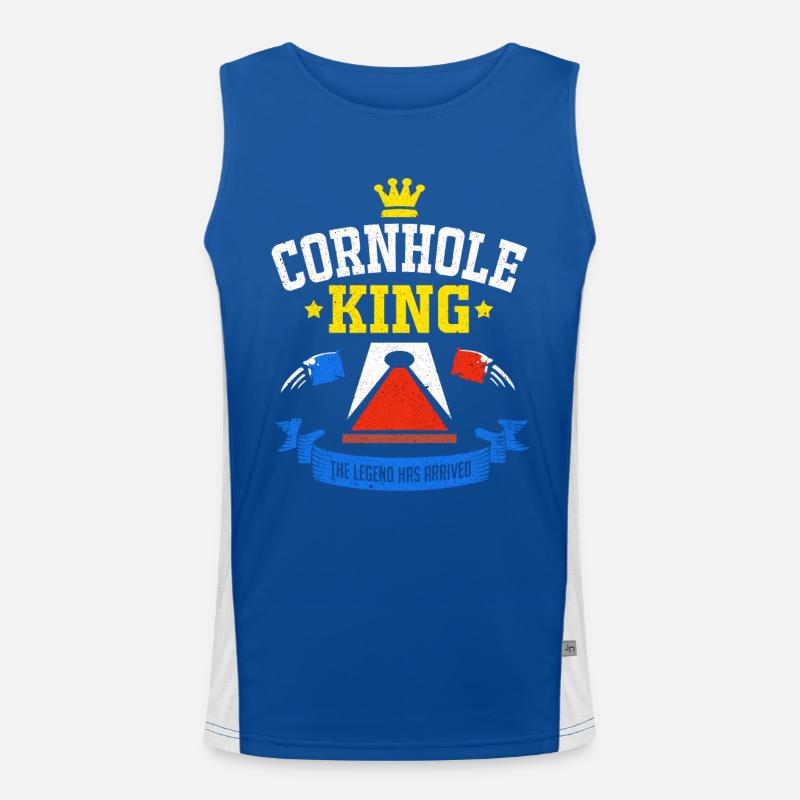 Cornhole Funktionelles Kontrast-Tank Top für Männer 