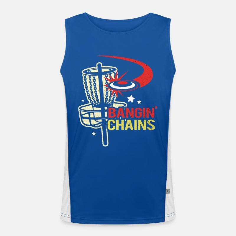 Frisbee Men's Functional Contrast Tank Top 