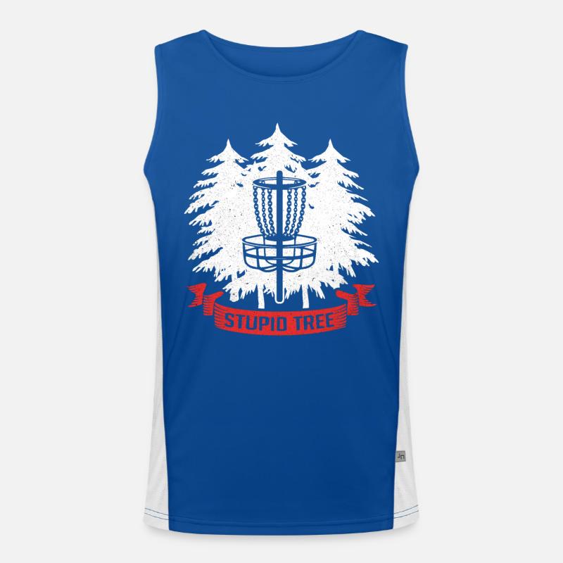Frisbee Men's Functional Contrast Tank Top 