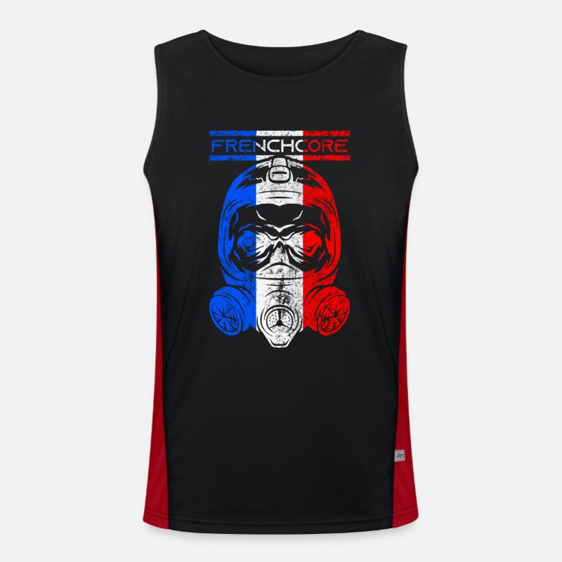 Frenchcore 200 BPM Rave Festival Gift Men's Functional Contrast Tank Top 