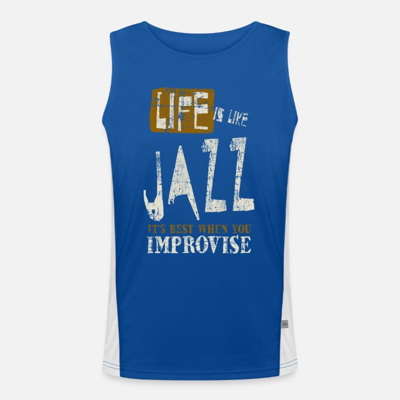 jazz Men's Functional Contrast Tank Top 