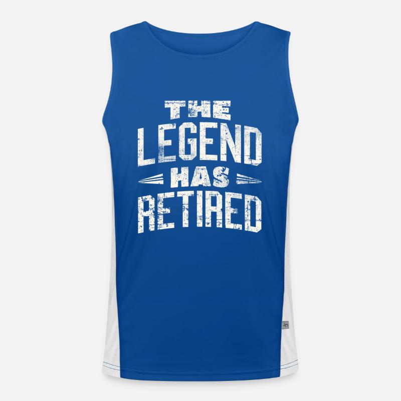pensioner Men's Functional Contrast Tank Top 