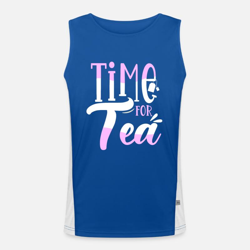 tea Men's Functional Contrast Tank Top 