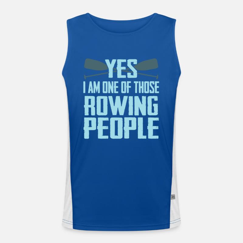 Rudern Funktionelles Kontrast-Tank Top für Männer 