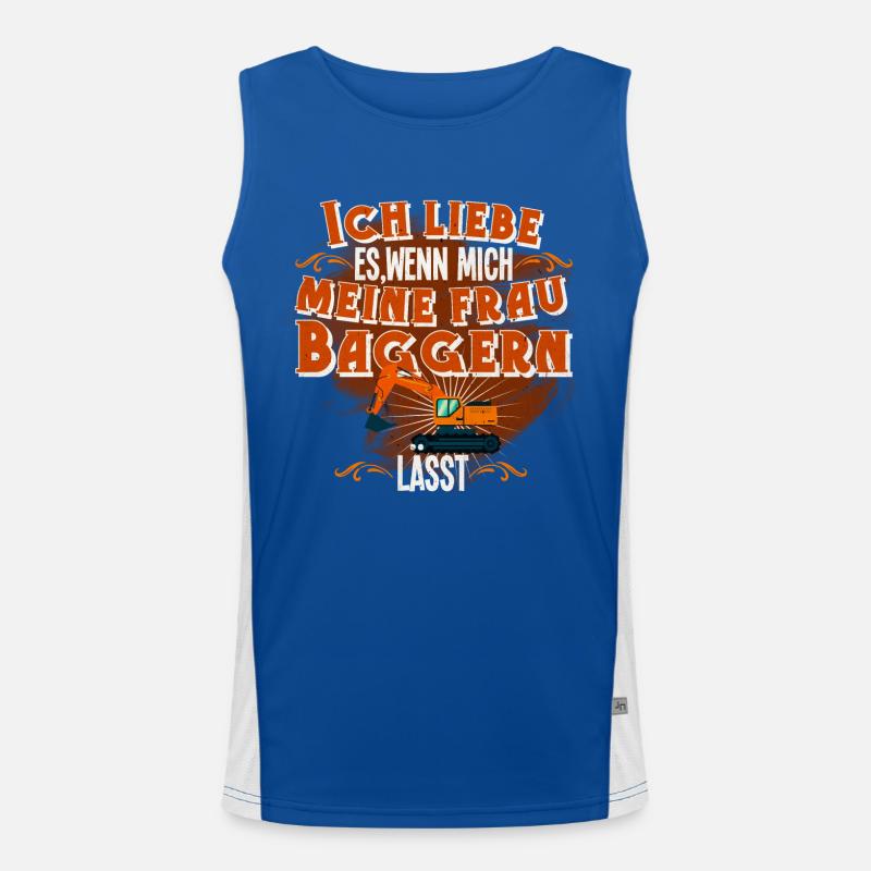 Bagger Funktionelles Kontrast-Tank Top für Männer 